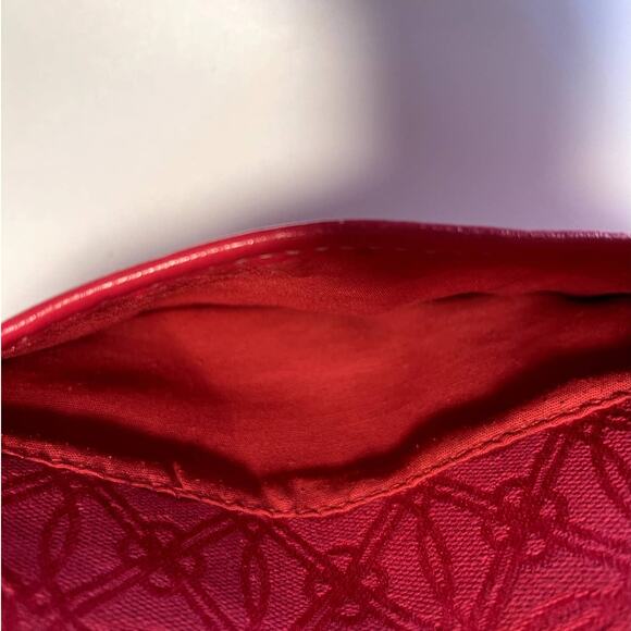 Croft & Barrow, Hot Pink Fabric Bag w/ Flap Buckle Zip Close - Picture 7 of 11